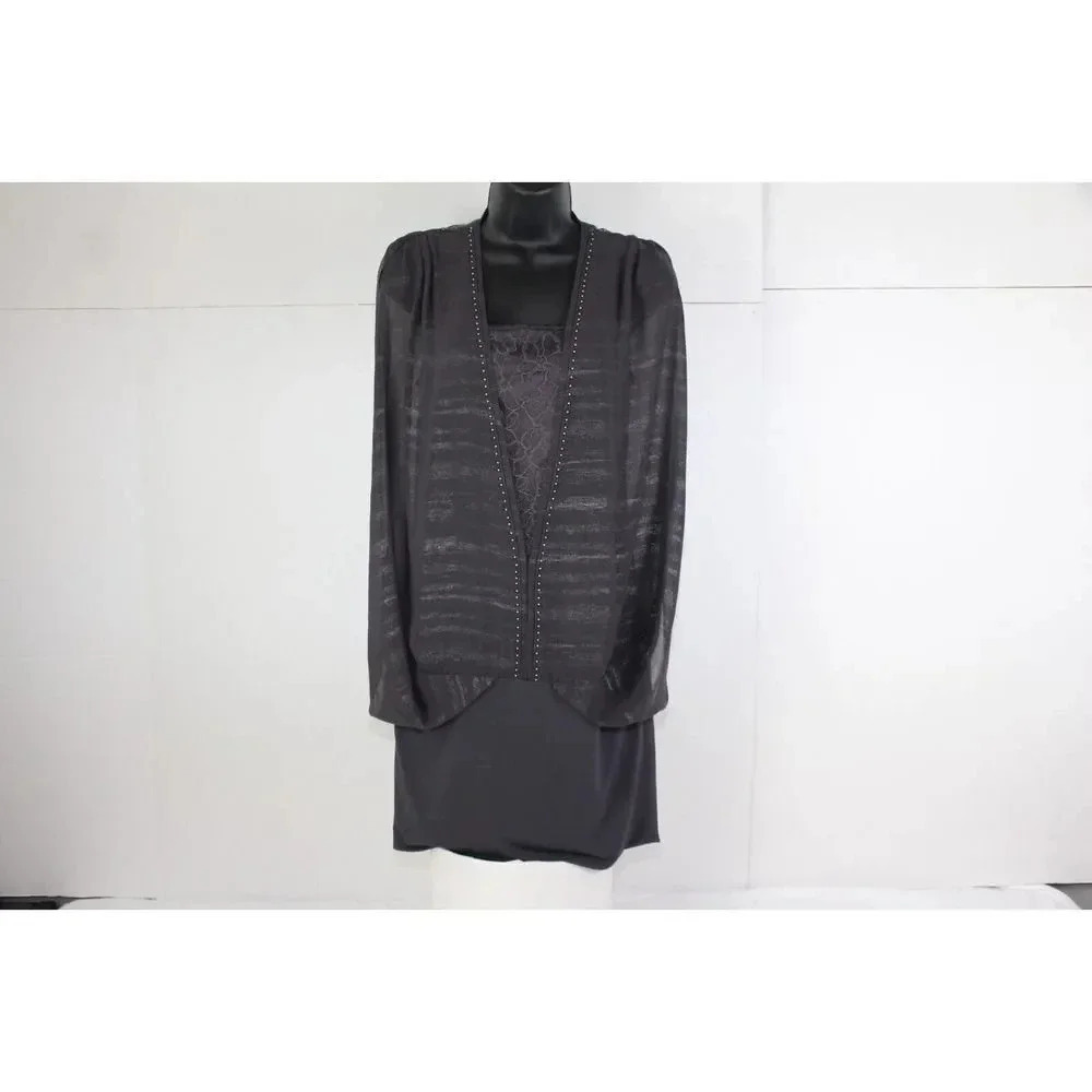 YIGUE ladies brown dress size M